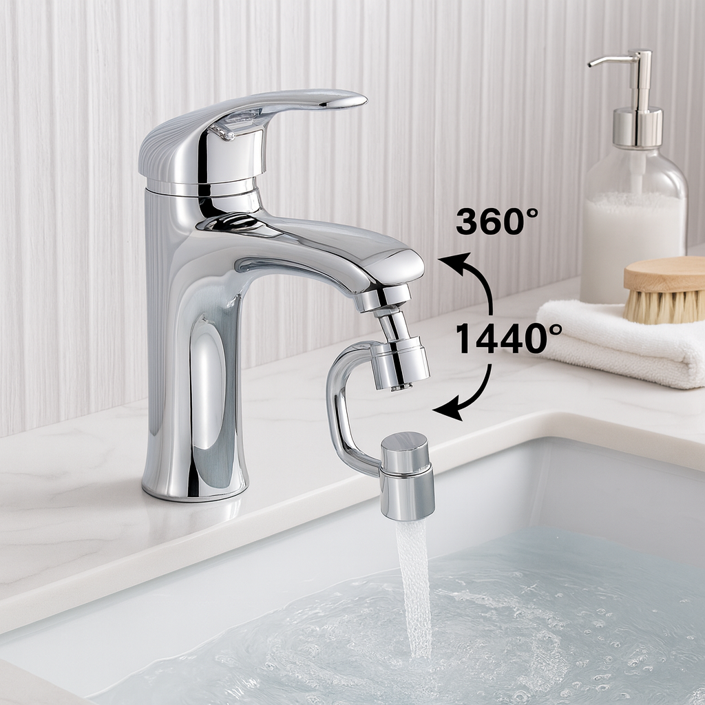 FlexiFlow Universal 1440° Rotatable Faucet 🚰