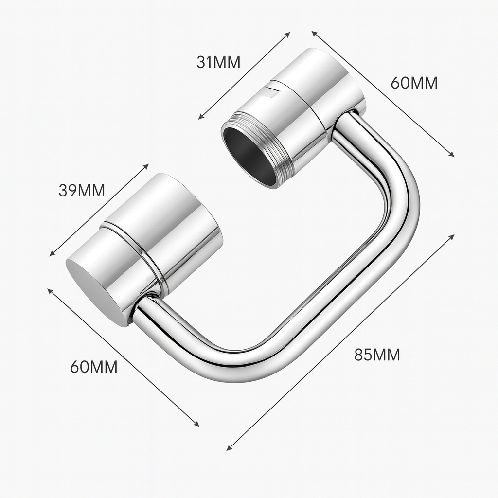 FlexiFlow Universal 1440° Rotatable Faucet 🚰