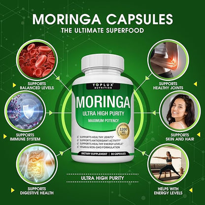 Moringa Energy Capsules - 1200mg Superfood™