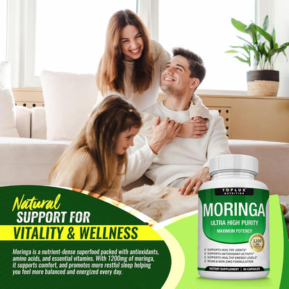 Moringa Energy Capsules - 1200mg Superfood™