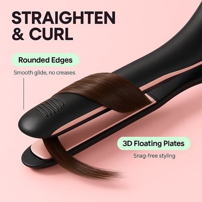 TwistPro 2-in-1 Straightener & Curler™