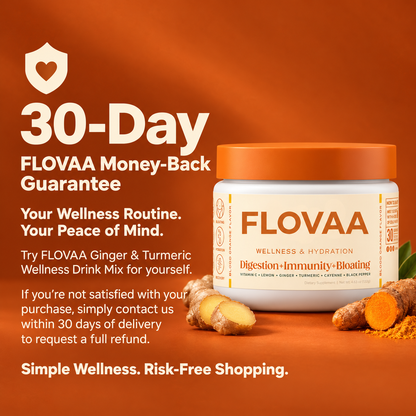 Flovaa Ginger & Turmeric Wellness Drink Mix