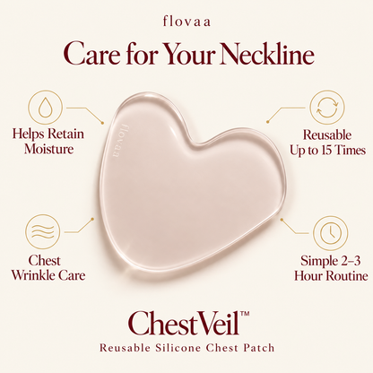 ChestVeil™ | Reusable Silicone Chest Wrinkle Patch