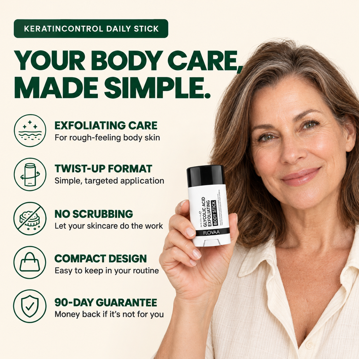 The KeratinControl Daily Stick