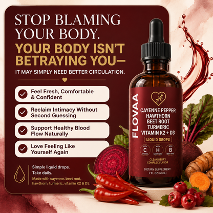 FLOVAA Cayenne & Turmeric Liquid Drops