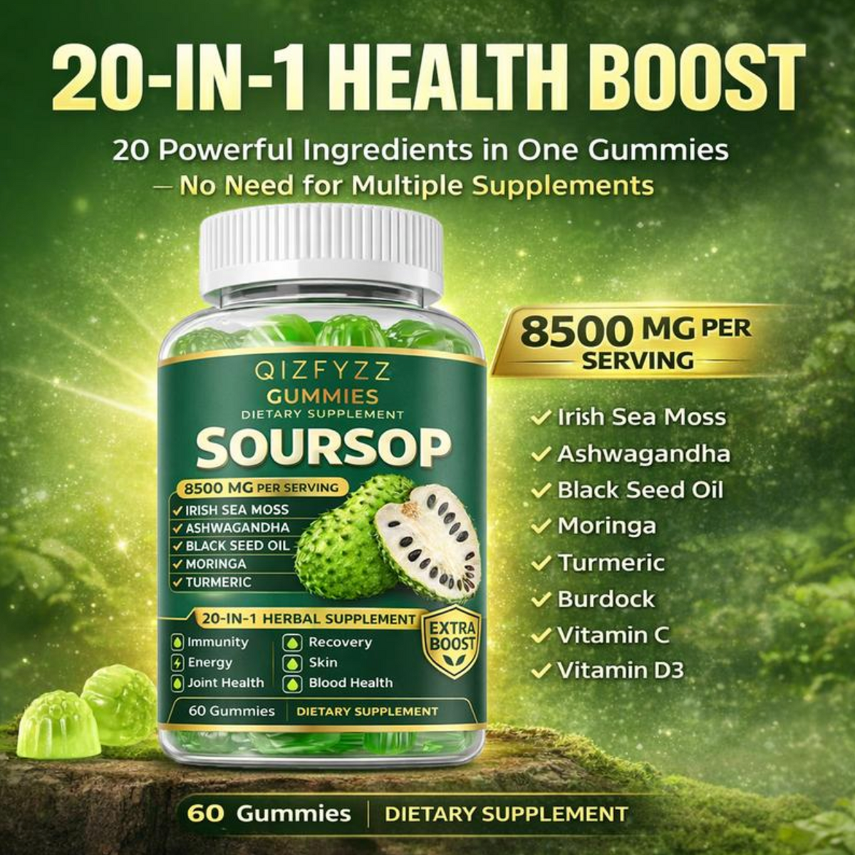 Soursop Wellness Gummies