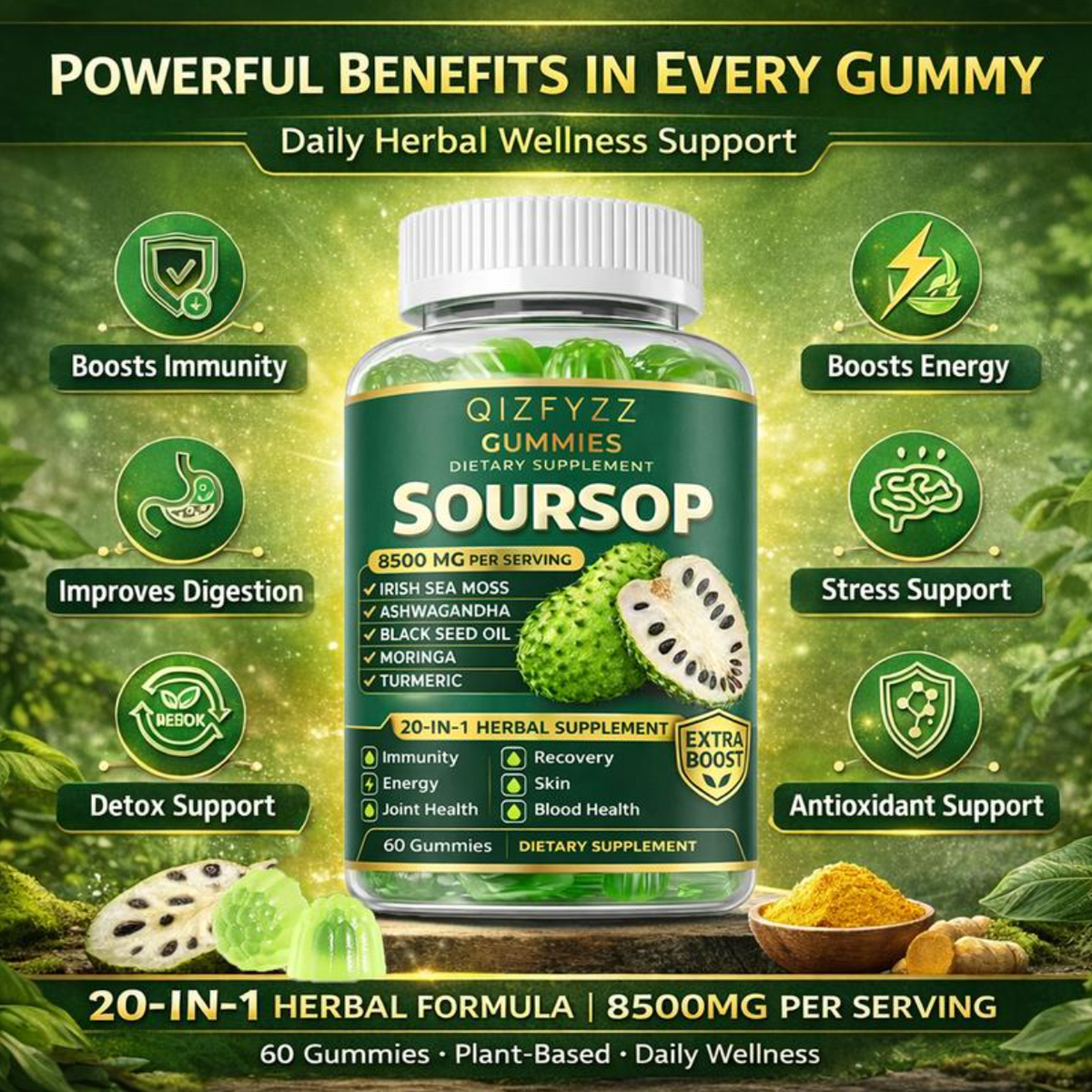 Soursop Wellness Gummies