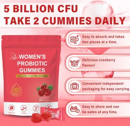 Cranberry Probiotic Gummies for Women™
