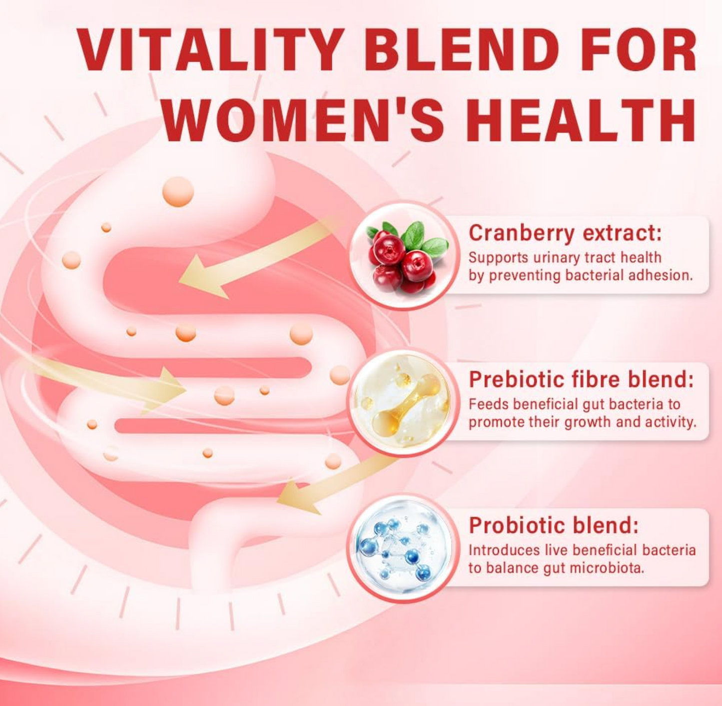 Cranberry Probiotic Gummies for Women™