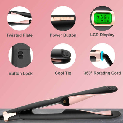 TwistPro 2-in-1 Straightener & Curler™